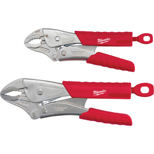 Torque Lock Curved Jaw Locking Pliers Set, 2 Pieces Fastek