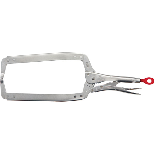Torque Lock Locking Pliers with Regular Jaws, 18" Length, C-Clamp Fastek
