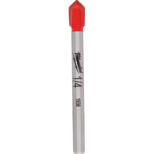Glass & Tile Bit, 1/4", Carbide Fastek