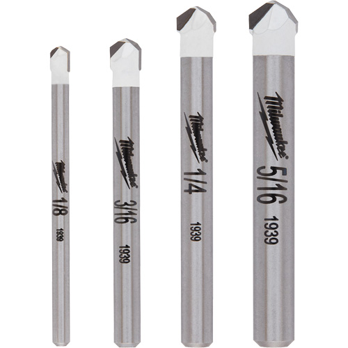 Natural Stone Bit Set, 4 Pieces, Carbide Fastek