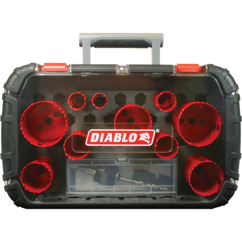 General Purpose Bi-Metal Hole Saw Set, 14 Pieces Fastek