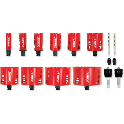 Electrician's Bi-Metal Hole Saw Set, 16 Pieces Fastek