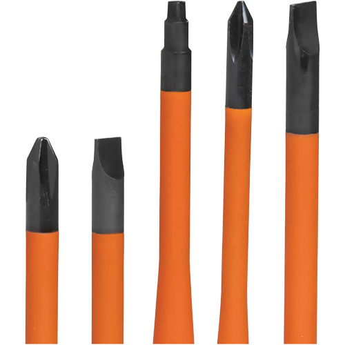 Slim-Tip Insulated Screwdriver Set, 1000 V, 6 Pcs Fastek