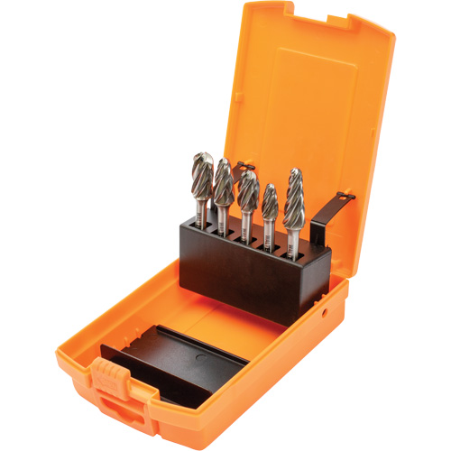 Alu-Cut Carbide Burr Kit, 5 Pieces Fastek