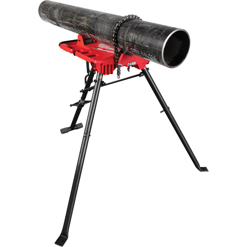 Tr&eacute;pied de nivellement de 6" avec &eacute;tau &agrave; chaîne Fastek