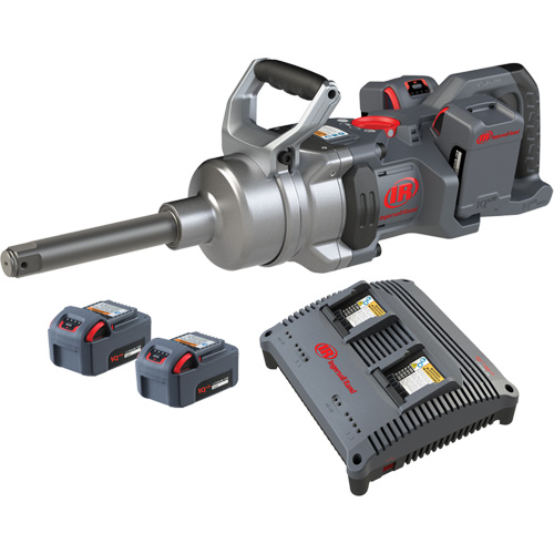 Ensemble de cl&eacute;s &agrave; chocs sans fil &agrave; couple &eacute;lev&eacute; avec enclume de 6", 20 V, Mandrin 1" Fastek