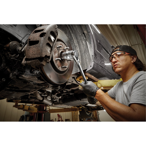 SAE Socket with Four Flat Sides, 3/8", 1/2" Drive, 6 Points, Deep Fastek