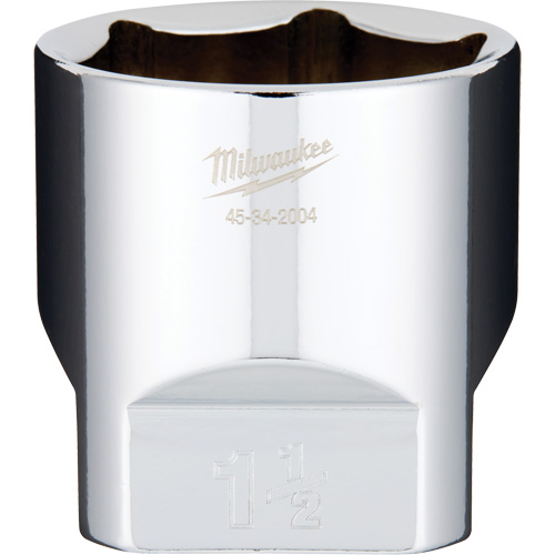 Prise SAE avec c&ocirc;t&eacute;s Four Flats, 1-1/2", Prise 1/2", 6 pans Fastek