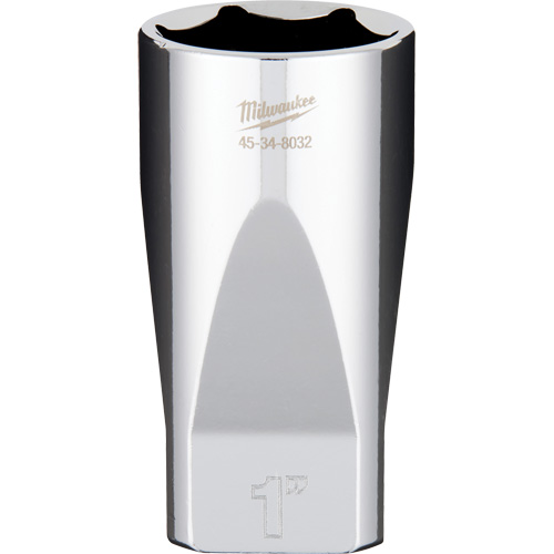 SAE Socket with Four Flat Sides, 1", 3/8" Drive, 6 Points, Deep Fastek