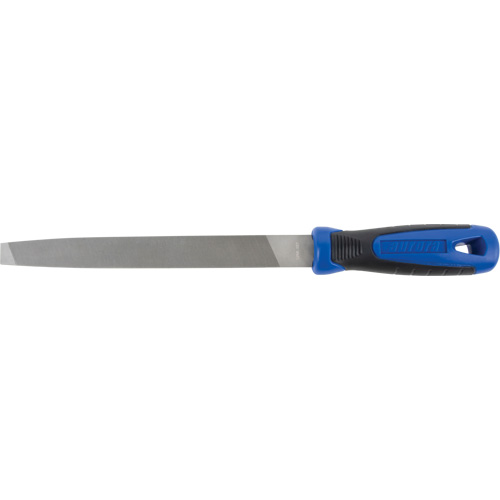 Mill File With Handle, Flat, 8", Smooth Fastek