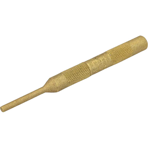 Brass Pin Punch, 5/32" Dia. x 4" L Fastek