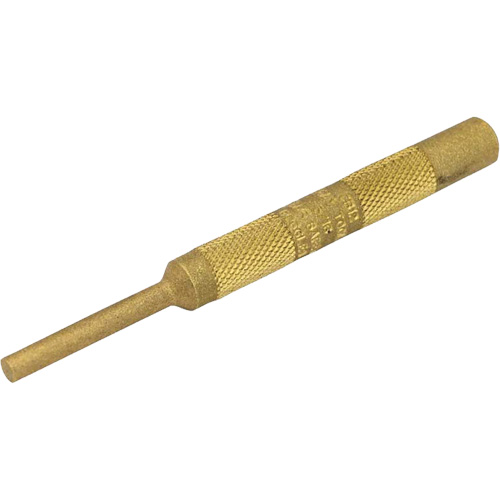 Brass Pin Punch, 3/16" Dia. x 4" L Fastek