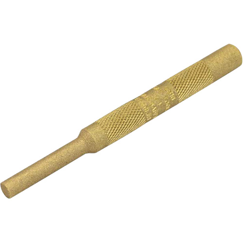 Brass Pin Punch, 1/4" Dia. x 4" L Fastek