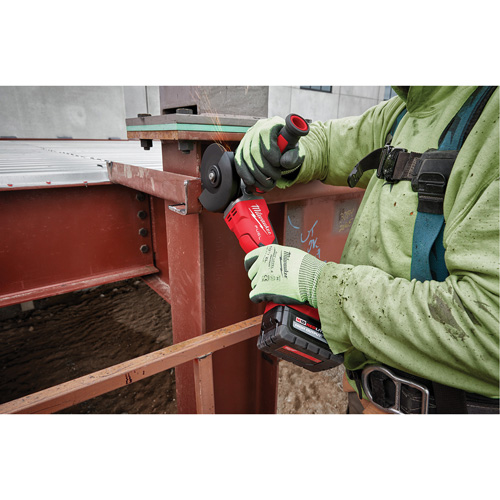 M18 Fuel Flathead Braking Grinder with Lock-On Slide Switch, 18 V, 5" Chuck, Lithium-Ion Fastek