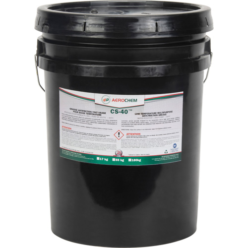 Aerochem CS-40 Low-Temperature Multi-Purpose Grease, 17 kg, Pail Fastek