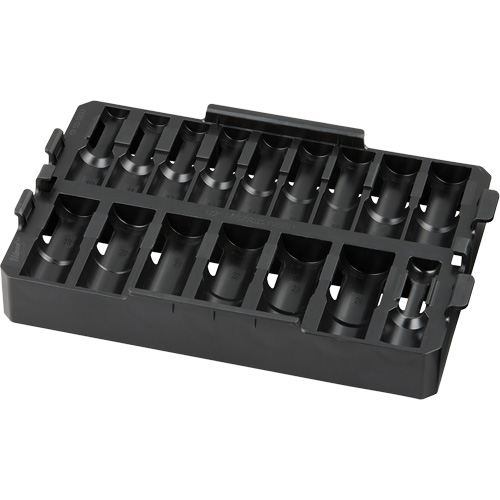 Packout Removable 16-Piece Organizer for Shockwave Impact Duty 1/2" Drive Sockets Fastek