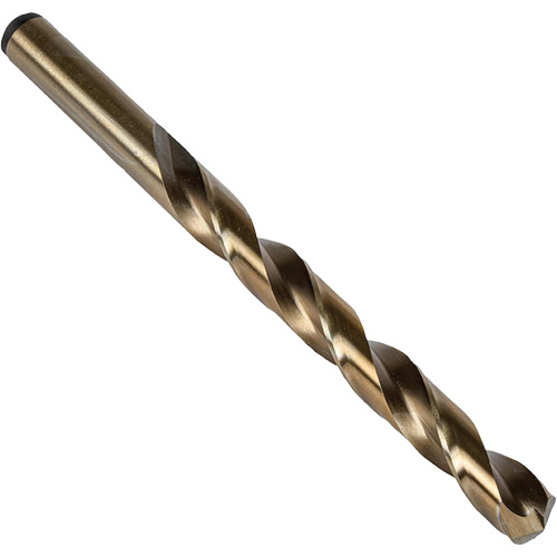 Jobber Drill Bit, Cobalt, 13/32", 5-1/4" L, 3-7/8" Flute, 135° Point Angle Fastek