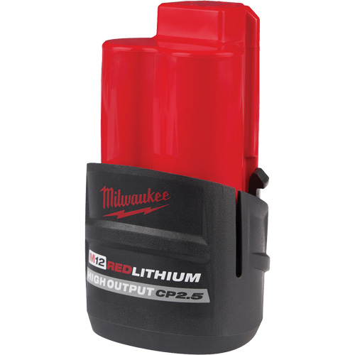 Batterie CP2.5 M12 Redlithium High Output, Lithium-ion, 12 V, 2,5 Ah Fastek