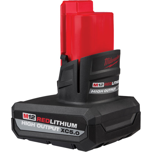 Batterie XC5.0 M12 Redlithium High Output, Lithium-ion, 12 V, 5 Ah Fastek
