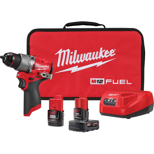 Ensemble marteau perforateur-visseuse M12 Fuel, Mandrin 1/2", 12 V Fastek