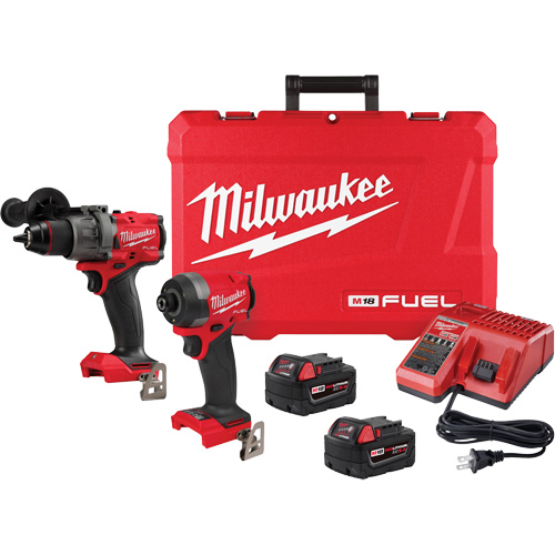 M18 Fuel Hammer Drill 2-Tool Combo Kit, Lithium-Ion, 18 V Fastek