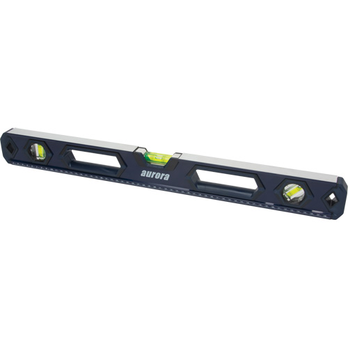 High-Accuracy Level, Box, 2' L, Aluminum, 3, Non-Magnetic Fastek