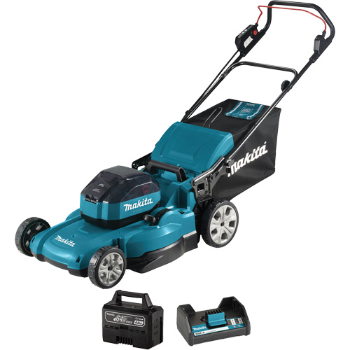 Brushless Cordless Lawnmower, Push Walk-Behind, Battery Powered, 21" Cutting Width Fastek