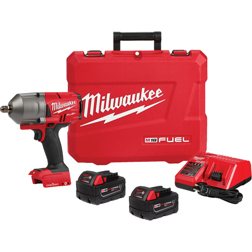 Ensemble de cl&eacute; &agrave; chocs &agrave; couple &eacute;lev&eacute; M18 Fuel avec One-Key &agrave; d&eacute;tente &agrave; broche, 18 V, Mandrin 1/2" Fastek