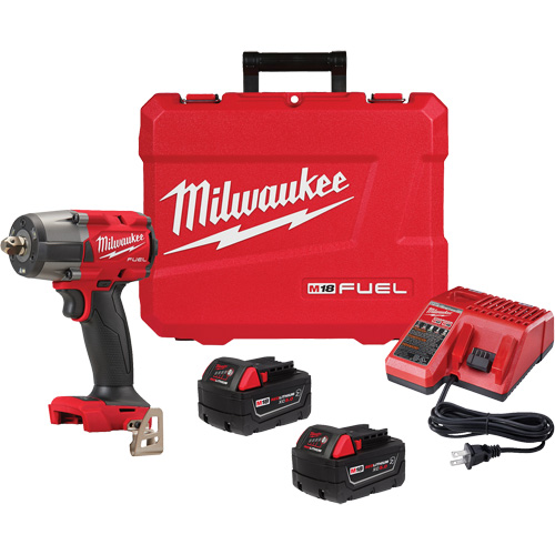 Ensemble de cl&eacute; &agrave; choc de couple moyen M18 Fuel avec cheville d'arr&ecirc;t, 18 V, Mandrin 1/2" Fastek