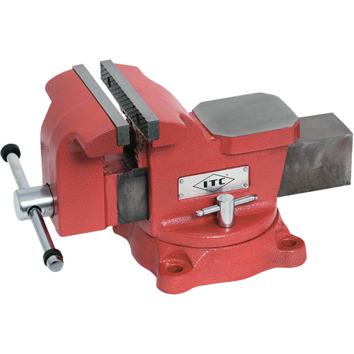 Mechanic's Vise, 6" Jaw Width, 3" Throat Depth Fastek