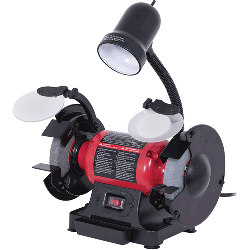 IBG-6 Bench Grinder, 6" Wheel Diameter, 1/2 HP, 3600 RPM Fastek