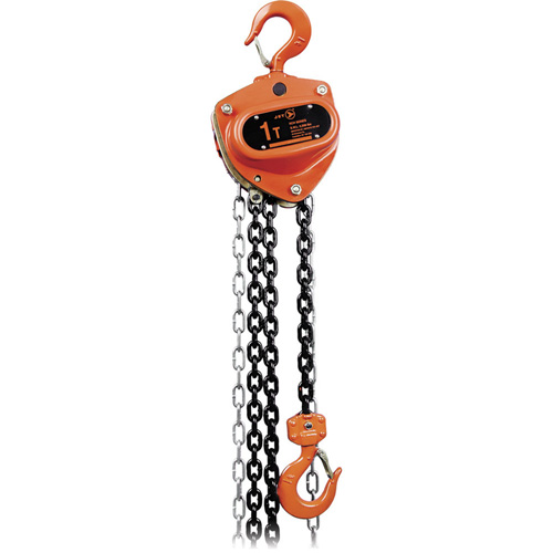 KCH Series Heavy-Duty Chain Hoist, 20' Lift, 1100 lbs. (0.5 tons) Capacity, Heat-Treated Alloy Steel Chain Fastek