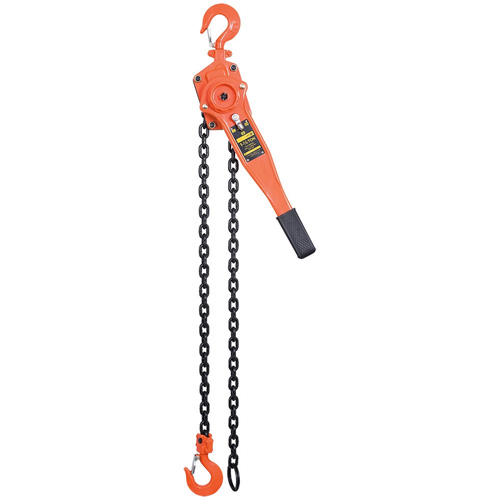 VLP Series Lever Chain Hoist, 10' Lift, 3000 lbs. (1.5 tons) Capacity Fastek