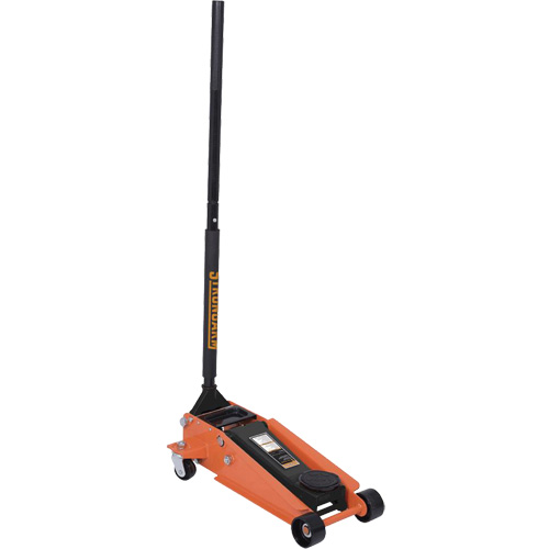 953D 2XP Floor Jack, 3 Ton(s) Capacity, 4-7/10" Lowered, 18-1/10" Raised, Manual Hydraulic Fastek