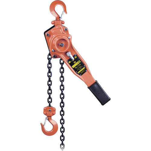 KLP-75-10 KLP Series Heavy-Duty Lever Chain Hoist, 10' Lift, 1500 lbs. (0.75 tons) Capacity Fastek