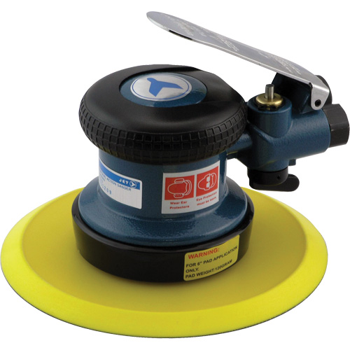 DA63NV Heavy-Duty Dual-Action Non-Vac Random Orbital Sander, 6" Dia., 1/4" NPT Inlet, 10000 RPM Fastek
