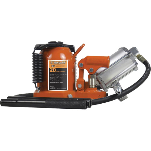 Air Assist Bottle Jacks, 20 Ton(s), Air Hydraulic Fastek