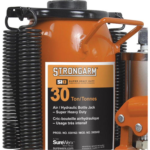 Crics &agrave; bouteille &agrave; air comprim&eacute;, 30 tonne(s), Air comprim&eacute;/hydraulique Fastek