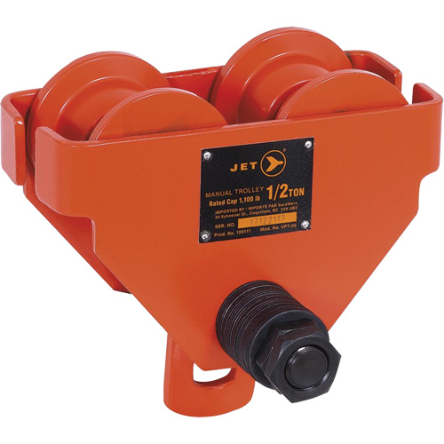 VPT-05 Manual Trolley - VBT Series, 1100 lbs. (0.5 tons) Fastek