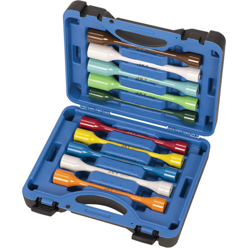 JTLS-1210S Torque Limiting Socket Sets, 1/2" Drive, 65 ft-lbs./80 ft-lbs./100 ft-lbs./120 ft-lbs./140 ft-lbs./45 ft-lbs./135 ft-lbs. Torque, Multiple Fastek
