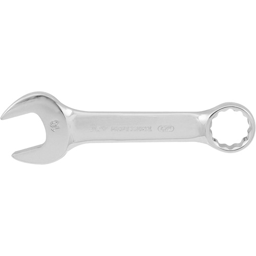 Stubby Combination Wrenches, 18 mm, Chrome Finish Fastek