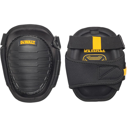 Hard-Shell Knee Pads, Buckle Style, Foam Caps, Gel Pads Fastek