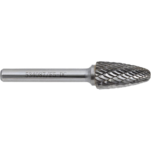 F1-DC JET-KUT Tree Shape Bur (Radius End), 1/4" Dia. Fastek