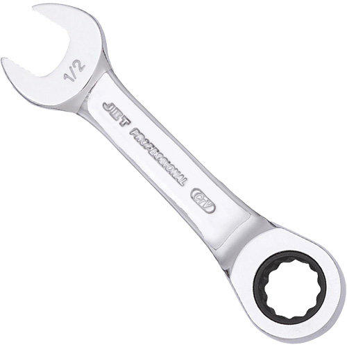 SAE Ratcheting Stubby Combination Wrench Fastek