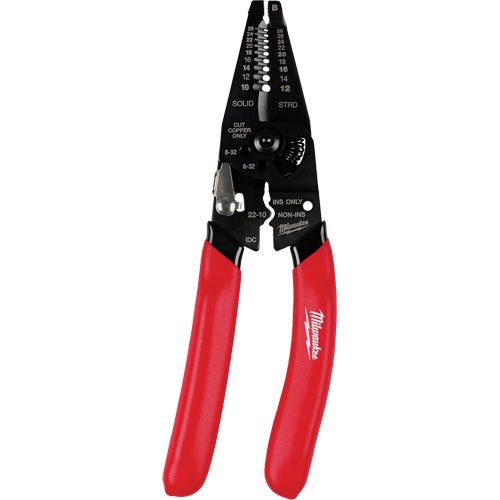 Multi-Purpose Dipped Grip Wire Stripper & Cutter with Reinforced Head Fastek