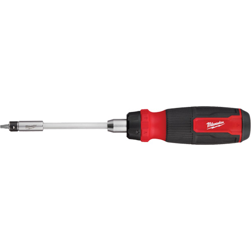 27-in-1 Ratcheting Security Multi-Bit Screwdriver, 10-11/100" L, Cushion Grip Handle Fastek