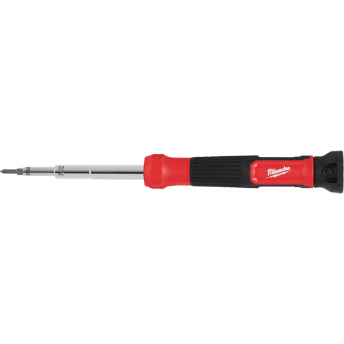 14-in-1 Precision Multi-Bit Screwdriver, 7-37/100" L, Cushion Grip Handle Fastek