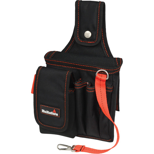 Small Technician's Pouch, Ballistic Polyester, Black/Red Fastek