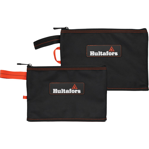 Multi-Purpose Zippered Bag, Ballistic Polyester, Black/Red Fastek