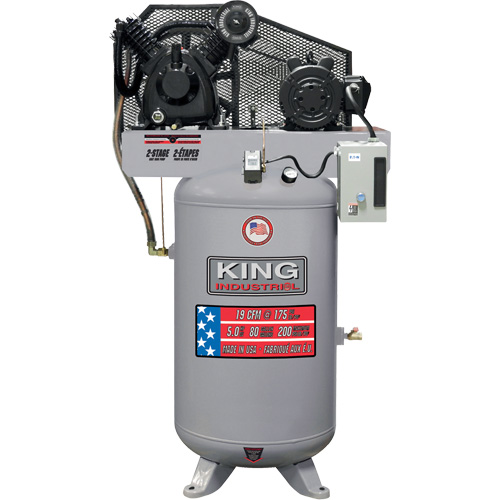 2-Stage Air Compressor, 80 Gal. (96 US Gal) Fastek